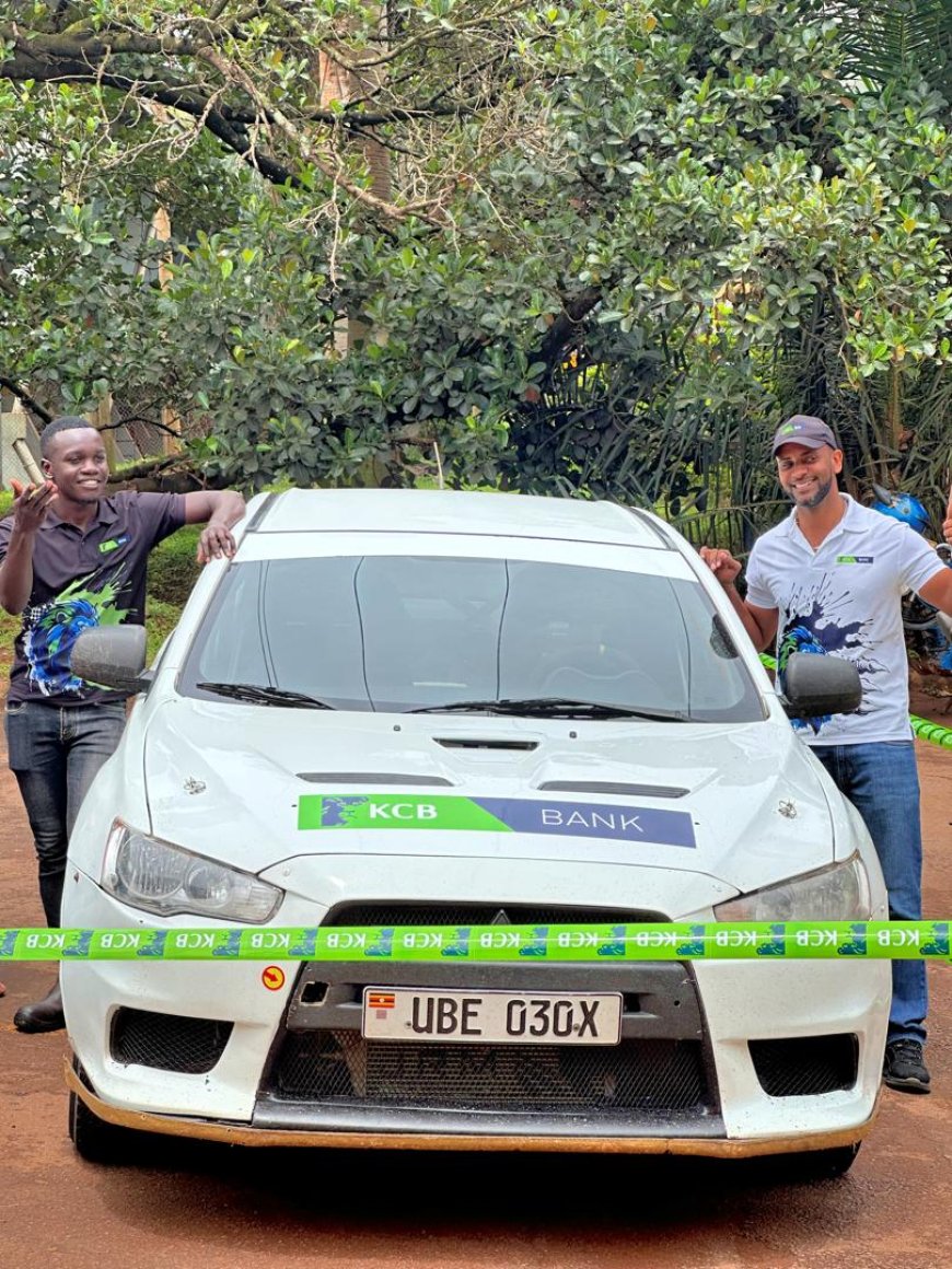 KCB Bank Uganda Flags Off Oscar Ntambi Ahead of 2026 WRC Safari Rally