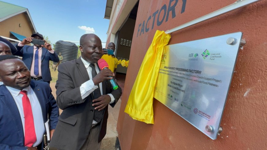 Alebtong Gets First Factory as RDC Commissions Apala Oil Processing Plant