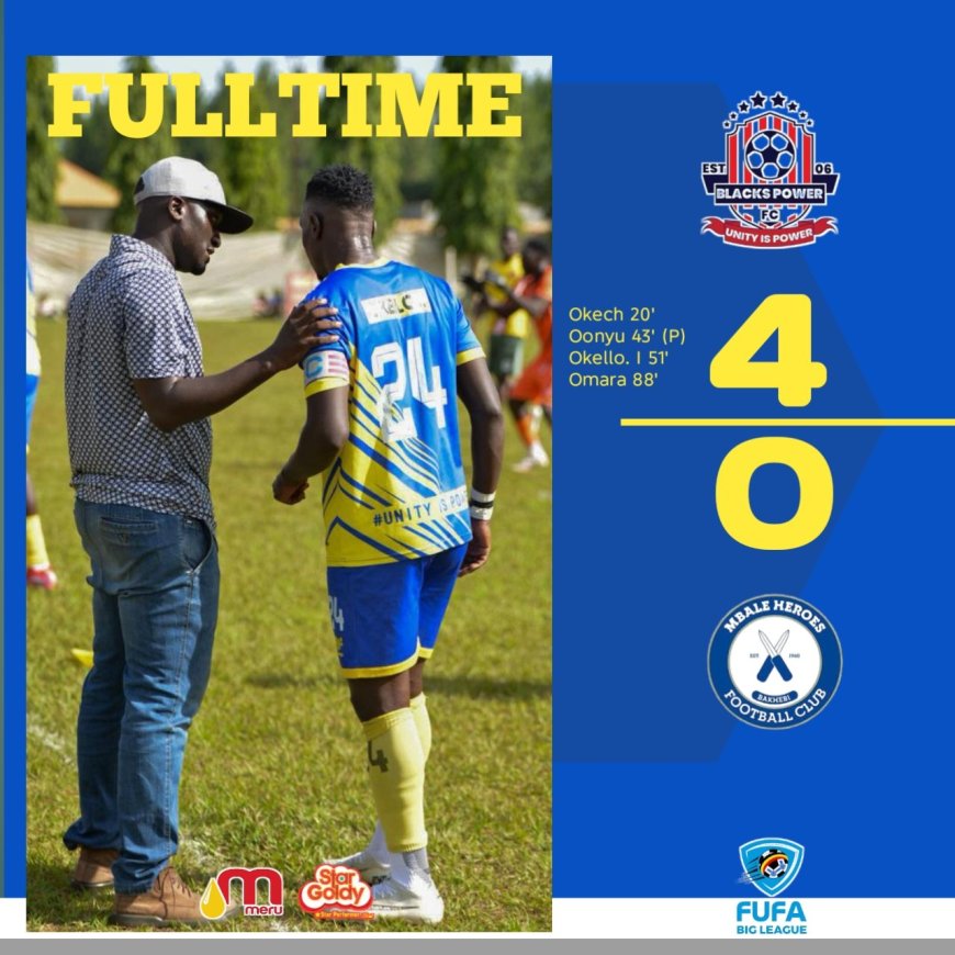 Blacks Power FC One Point Away From FUFA Big League 2026 Title