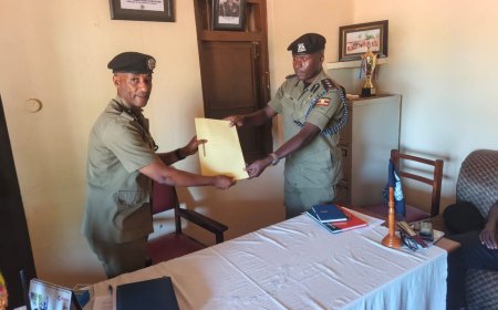 North Kyoga Police Region Bids Farewell to RPC Nganizi, Welcomes SSP Mukiza