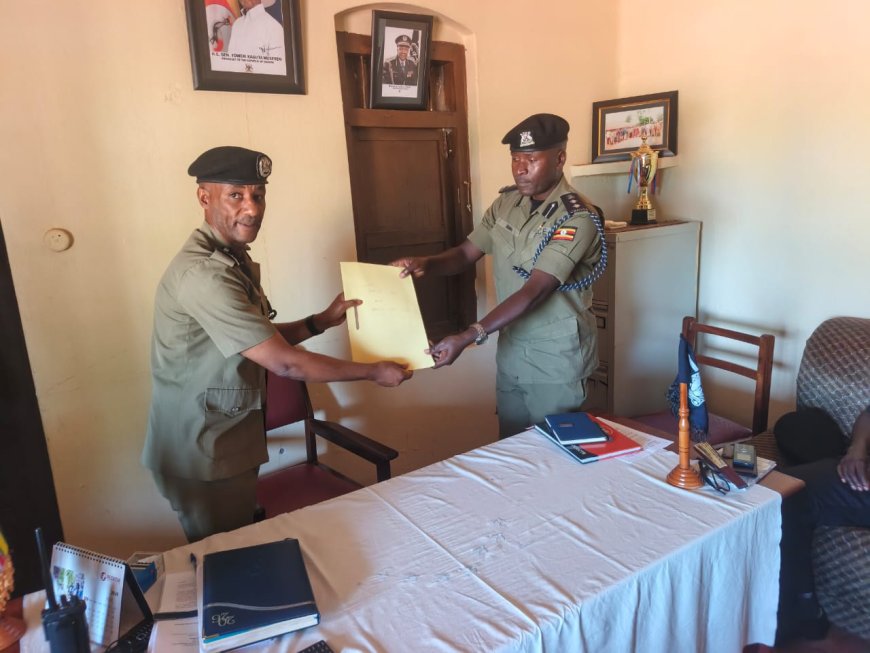 North Kyoga Police Region Bids Farewell to RPC Nganizi, Welcomes SSP Mukiza