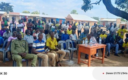 Otuke District Holds Baraza on PDM, Health and Accountability