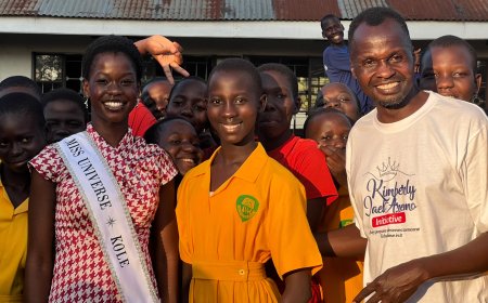 Miss Universe  Uganda contestant Kimberly  Jael Aremo Acio  takes Anti  Bullying  campaign to schools
