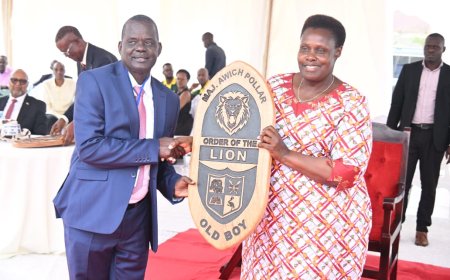 Maj. (Rtd) Awich Pollar Conferred with Ntare School's Highest Honor: 'The Order of the Lion'