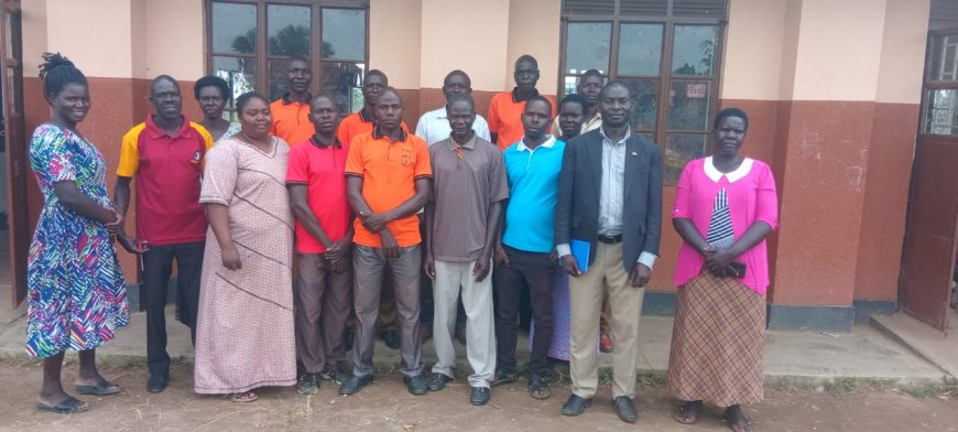 Assistant RDC Alebtong Lameck Ongom commends Education  department for the good  Job