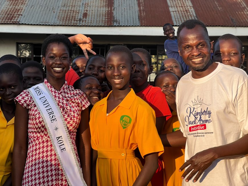 Miss Universe  Uganda contestant Kimberly  Jael Aremo Acio  takes Anti  Bullying  campaign to schools
