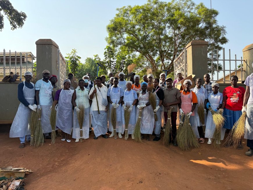 Lira Hospital Joins First-Ever National Cleaning Day, Mobilizes Staff and Community