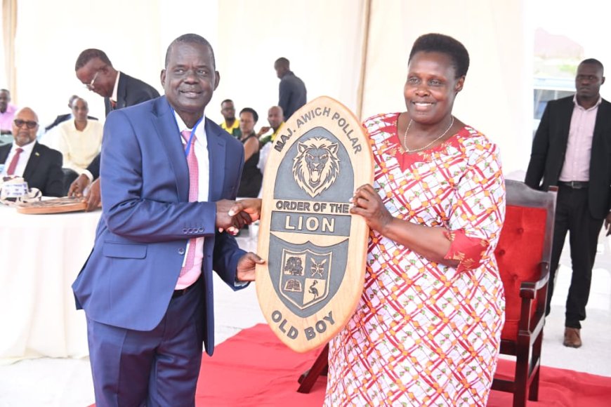 Maj. (Rtd) Awich Pollar Conferred with Ntare School's Highest Honor: 'The Order of the Lion'
