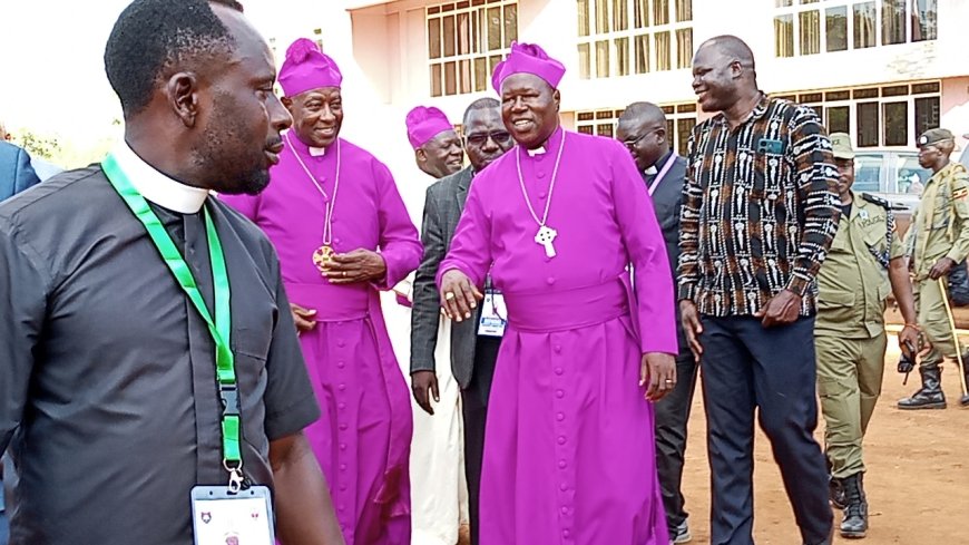 Archbishop kaziimba commends Bishop olwa, hails unity and teamwork in farewell visit to lango