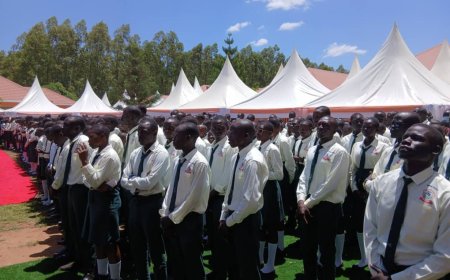 St. Gracious SS Dedicates 1,090 UNEB Candidates Ahead of Final Examinations.